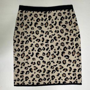 Velvet by Graham & Spenser leopard skirt